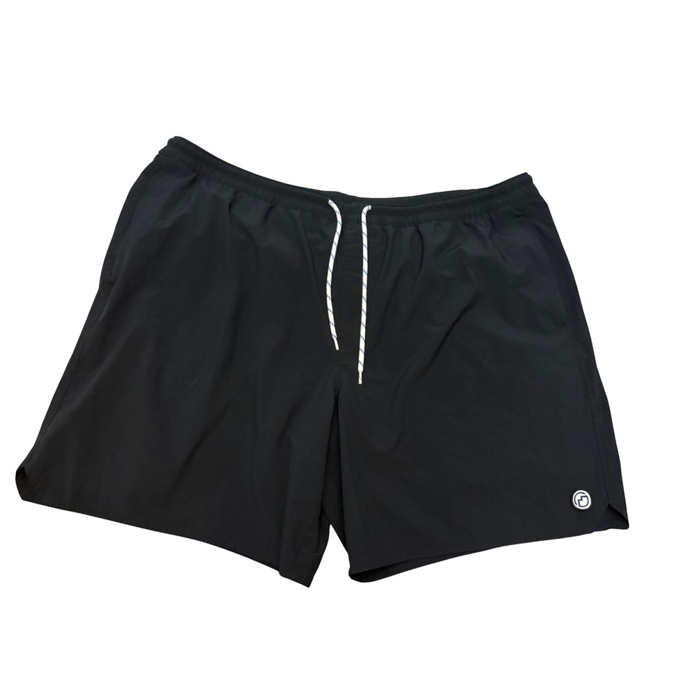 Magellan‎ Outdoors Mens Black Athletic Shorts Drawstring Pockets Size XXL 170003